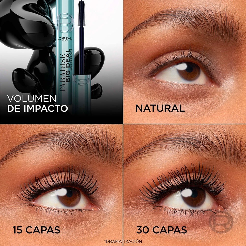 mascara a prueba de agua